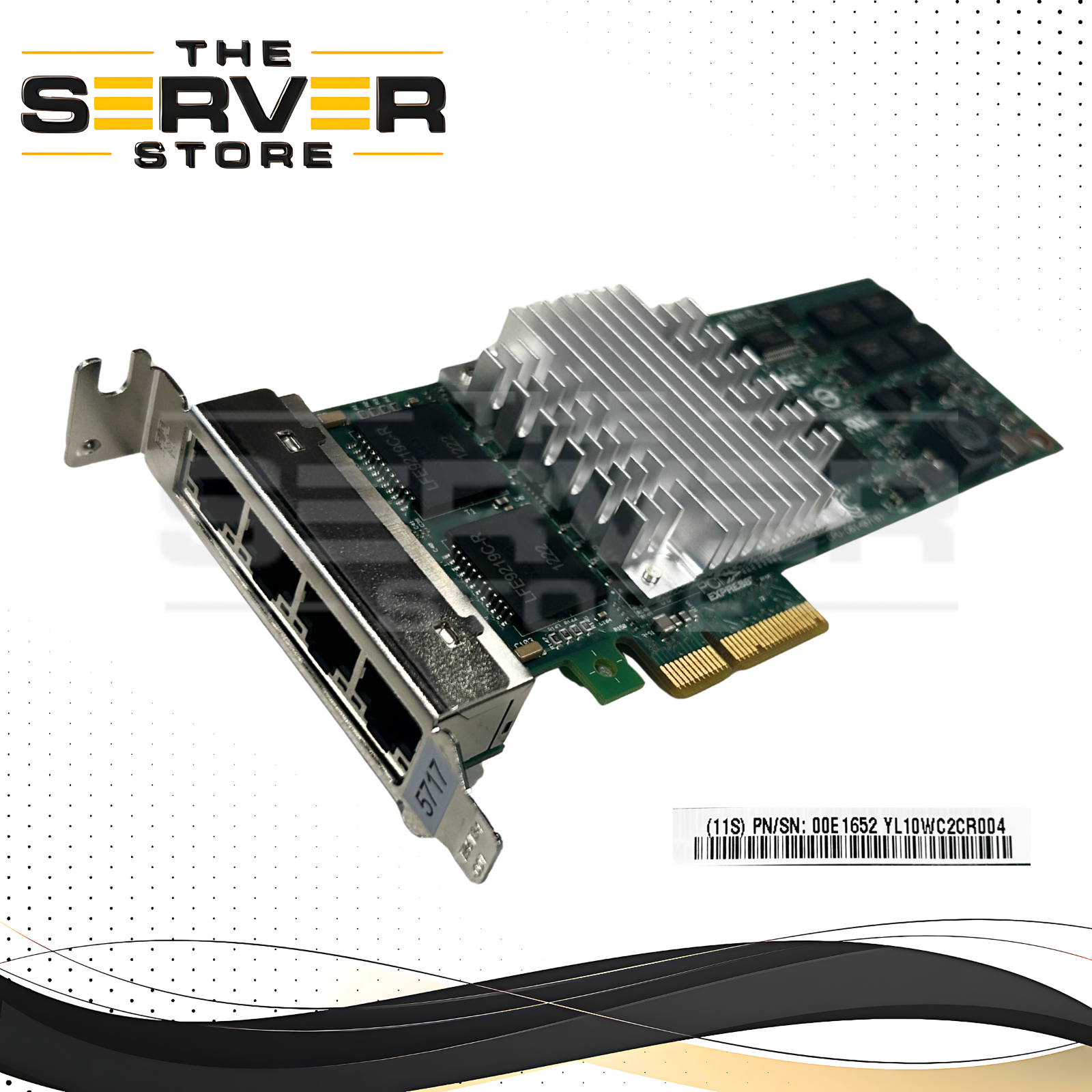 IBM 5899 576F 4-Port 1GbE PCIe2 Ethernet Adapter 00E1652
