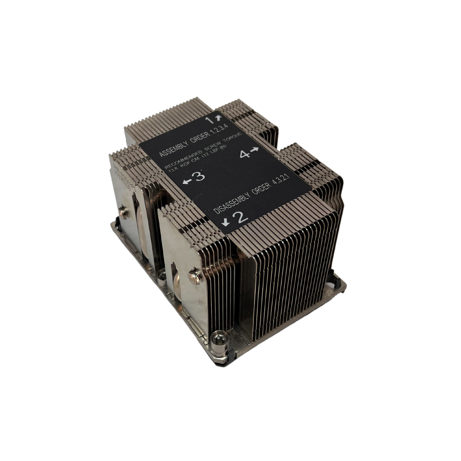 Supermicro 2U Heatsink FCLGA3647-0 Socket P SNK-P0068APS4