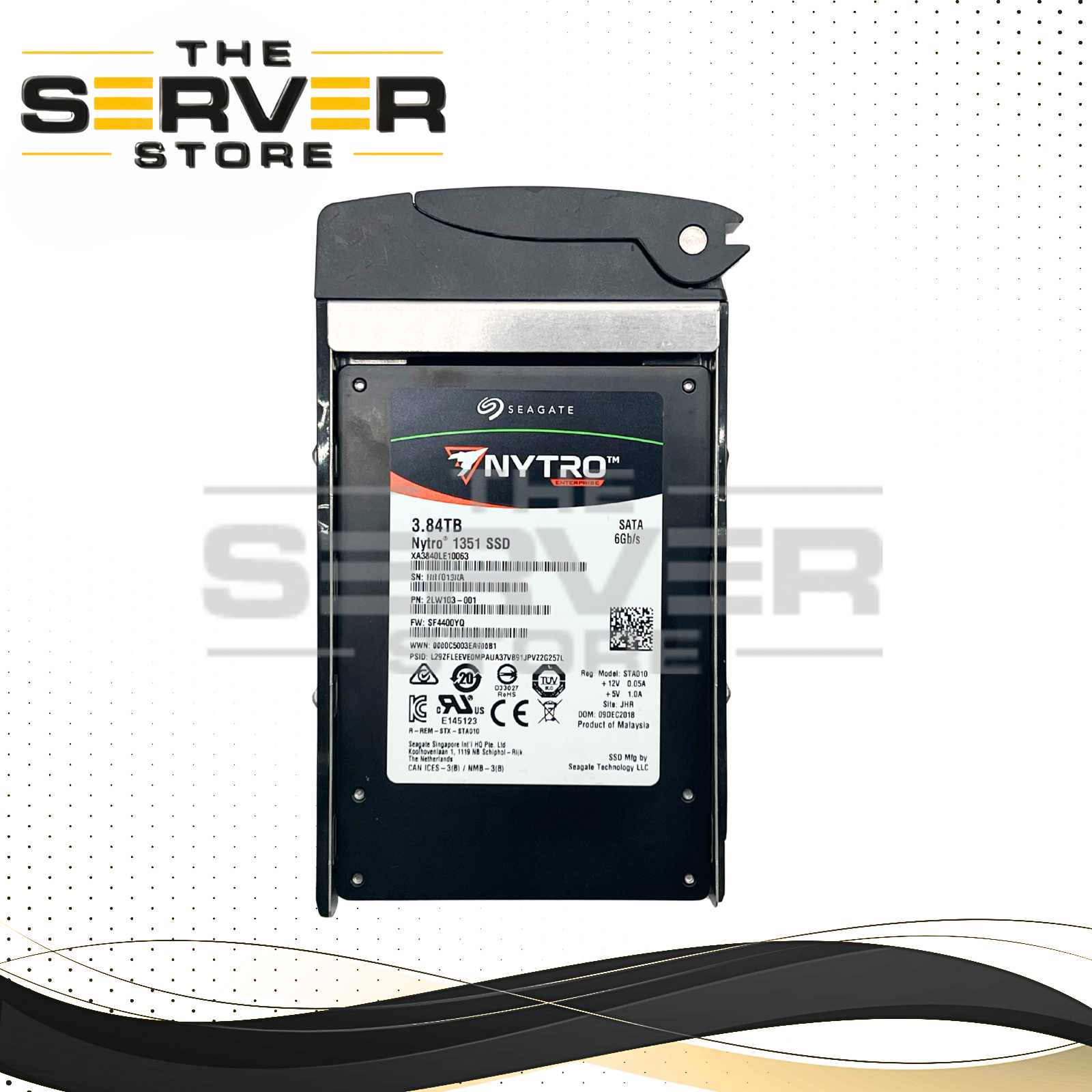 Seagate 3.84TB SATA 6G RI SFF 2.5" SED SSD Nytro 1351 Series XA3840LE10063 for Supermicro Server