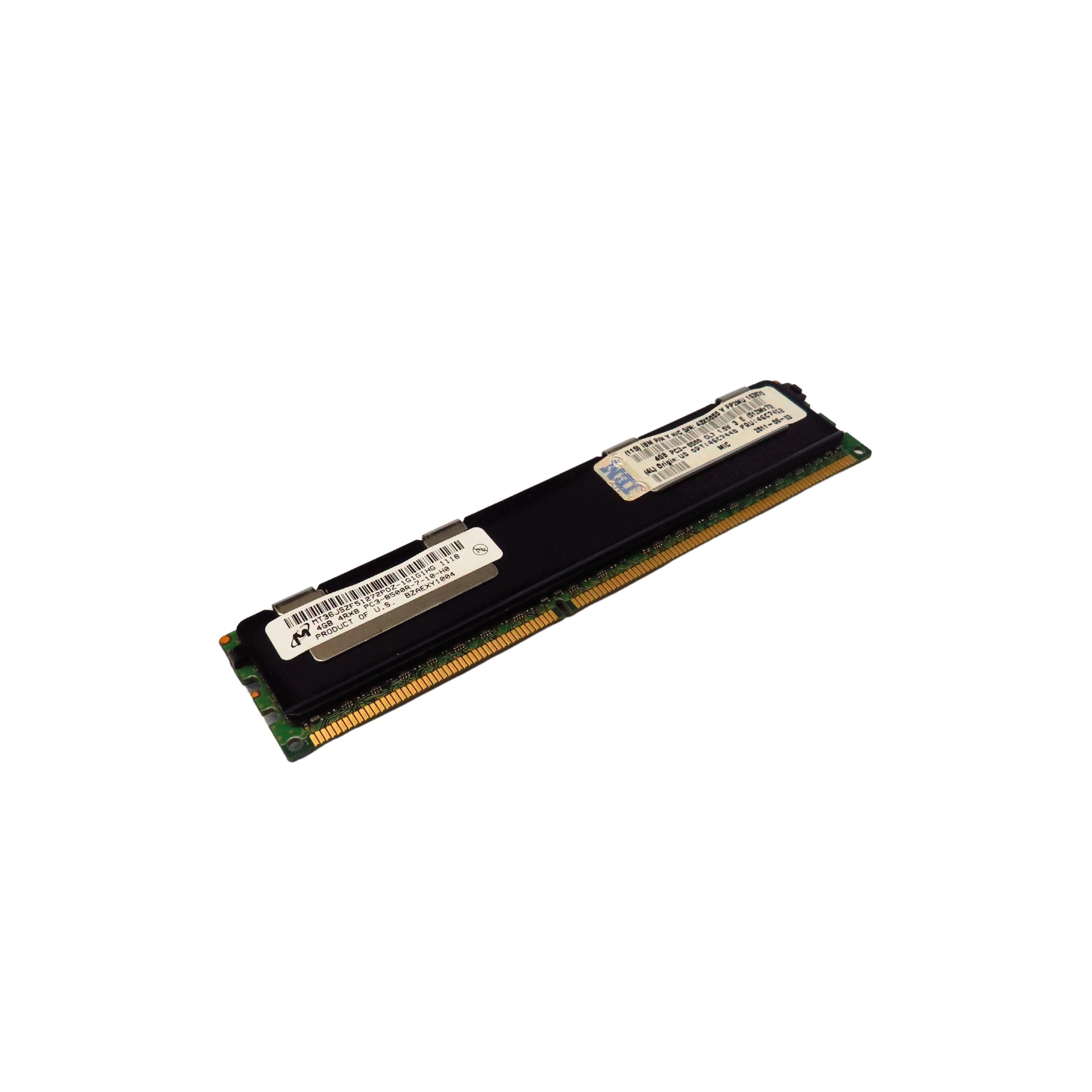 IBM 46C7452 46C7448 4GB 4Rx8 PC3-8500 DDR3 RDIMM Server Memory (Used - Good)