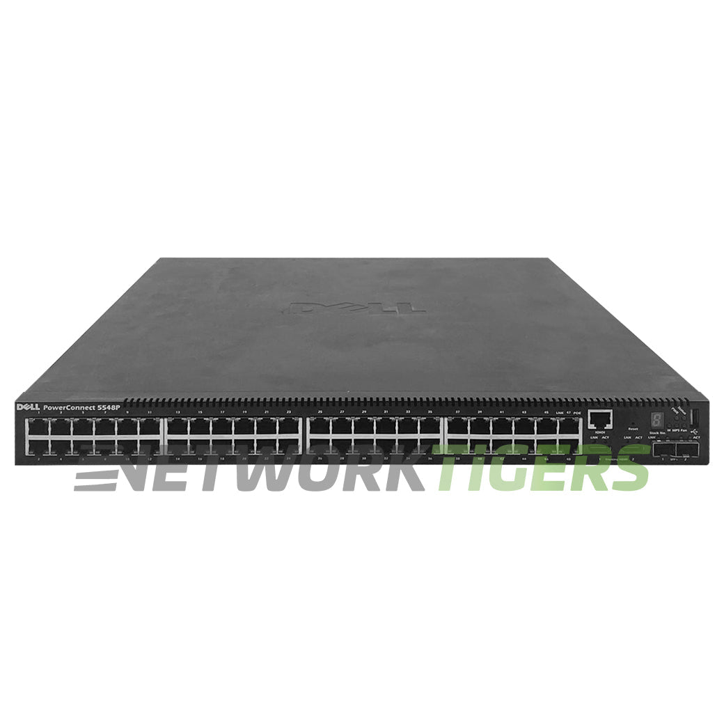 NEW Dell 5548P PowerConnect 5500 48x 1GB PoE RJ-45 2x 10GB SFP+ Switch