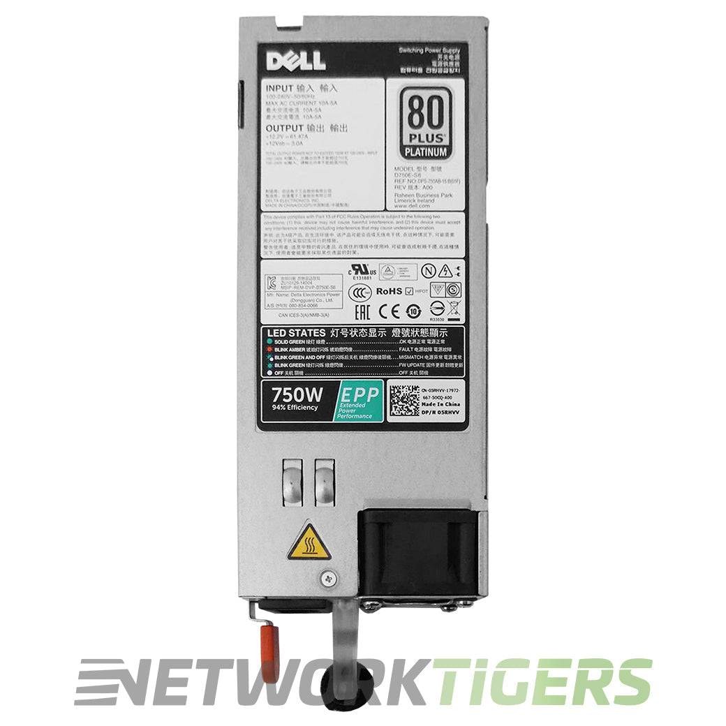 Dell DPS-750AB-15 A 750W AC 80 Plus Platinum Power Supply for R630 R730 T630