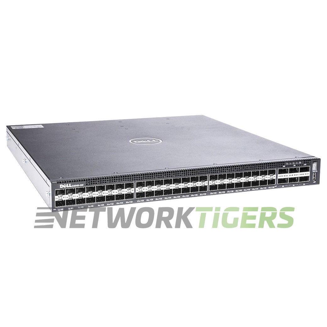 Dell S4048-ON 48x 10GB SFP+ 6x 40GB QSFP+ Front-to-Back Airflow 210-ADUW Switch