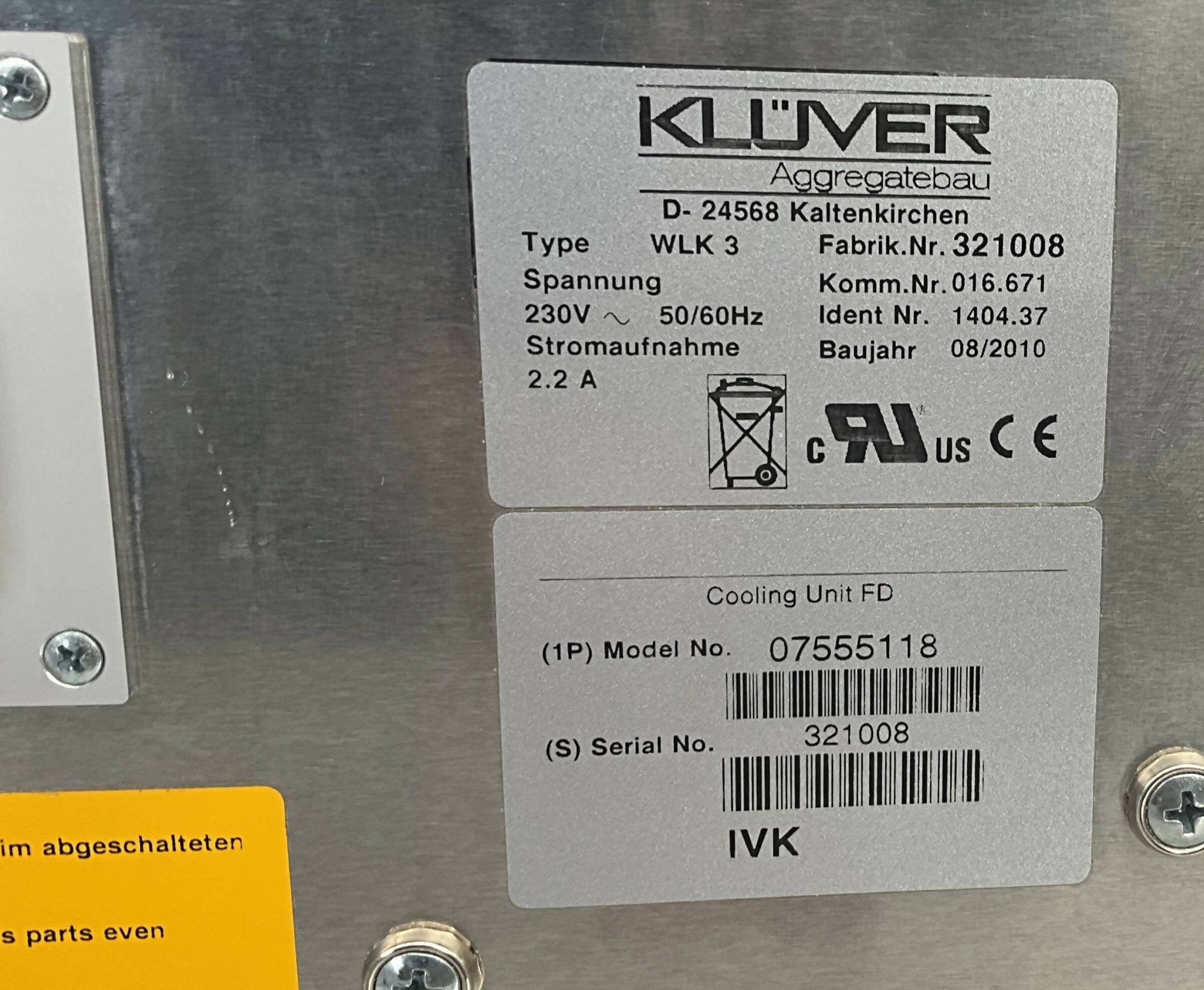 Detector Cooling Unit (7555118/07555118) SIEMENS