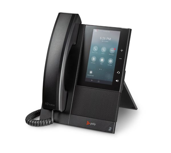 82Z82AA - HP Poly CCX 505 Dual-Port Ethernet 5-inch Multi-Touch Screen Bluetooth Wi-Fi Business Media Phone