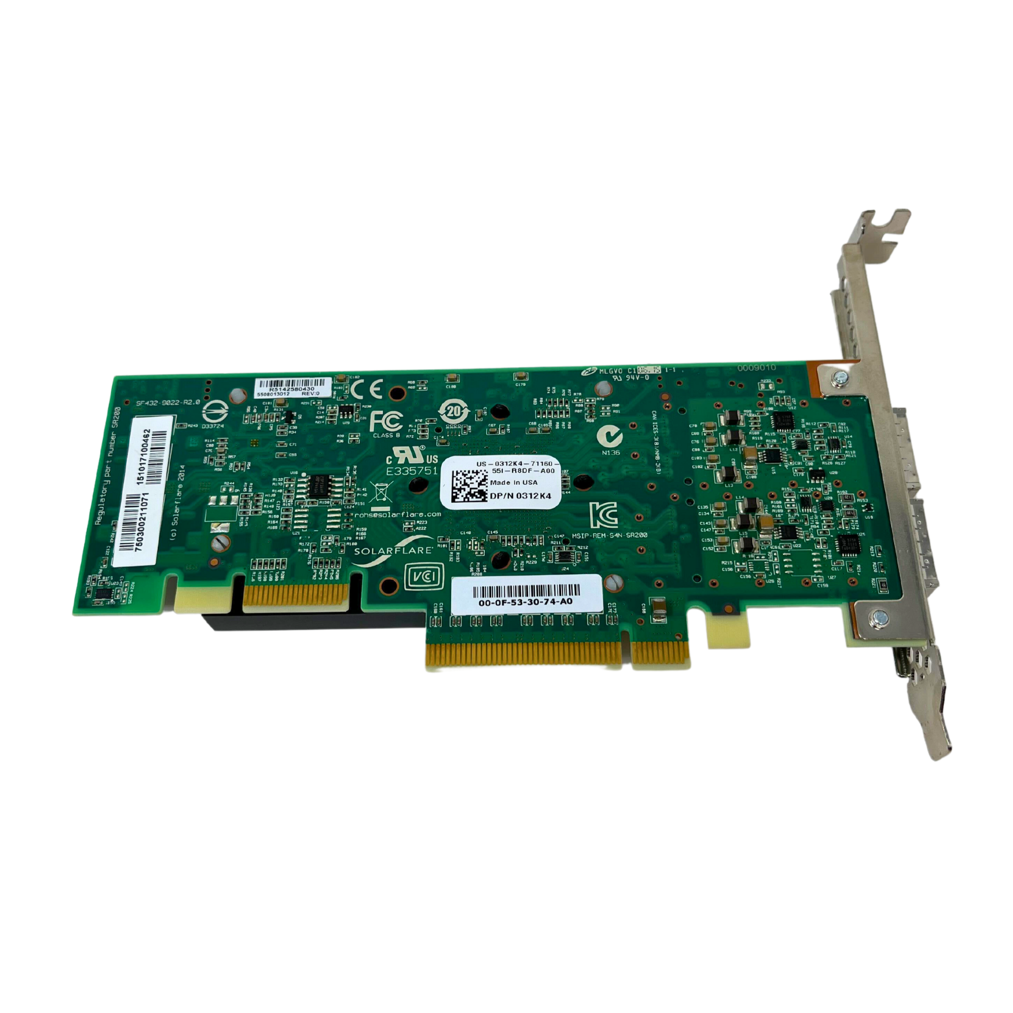 Dell SolarFlare Flareon SFN7042Q Dual Port 40GbE QSFP+ NIC Network Card