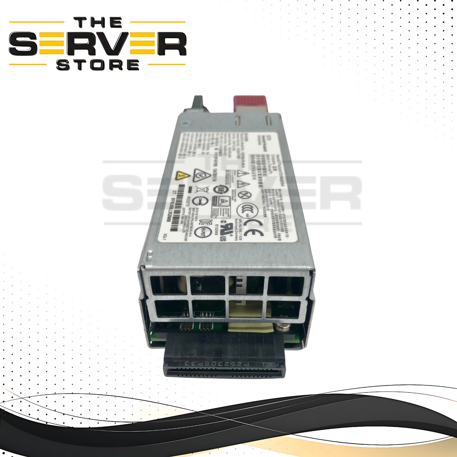 HPE 900W 80+ Gold Hot-Plug Redundant Power Supply for ProLiant DL60/DL80/DL120/DL160/DL180/ML150 Gen9 Servers. P/N: 754376-001.