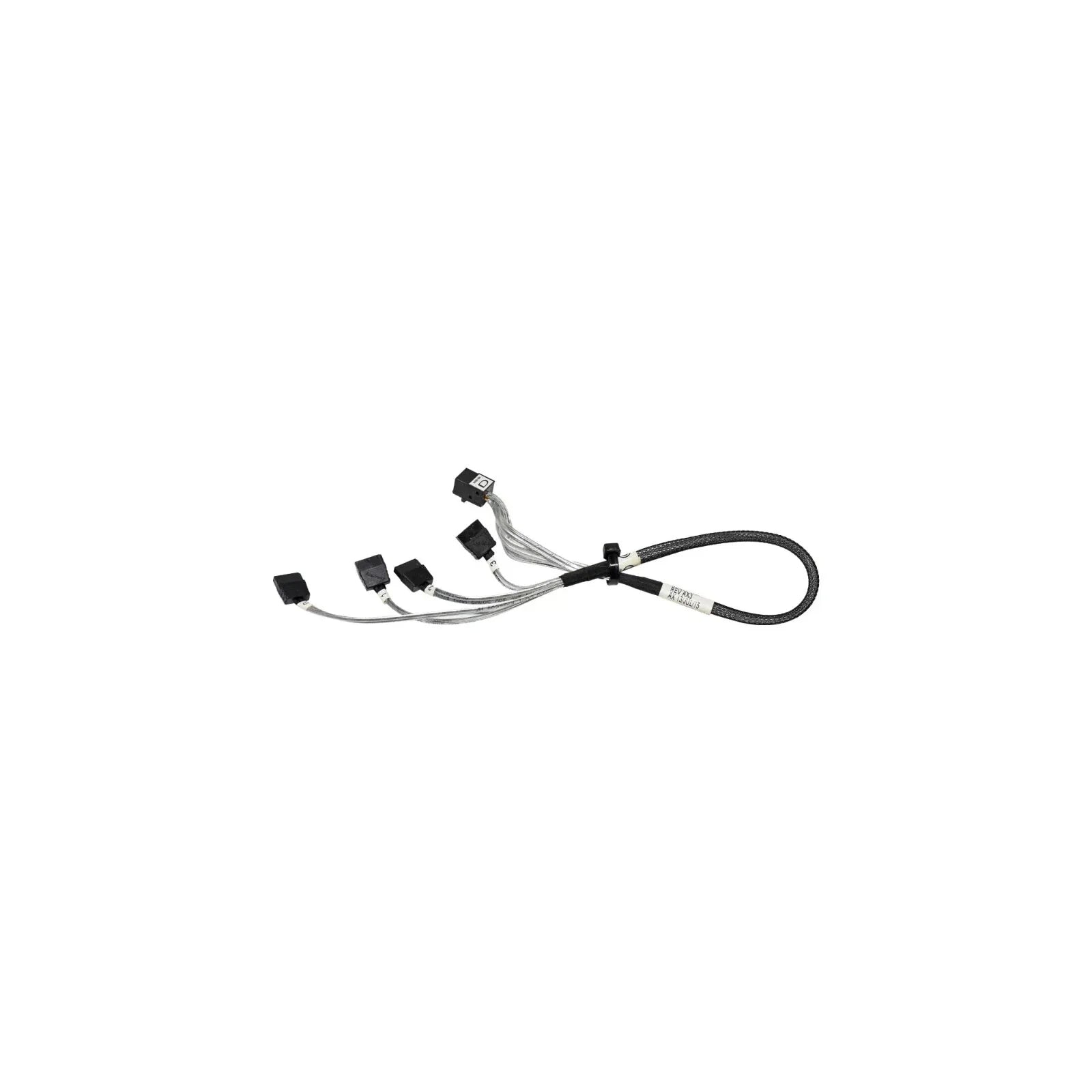 Amphenol Internal Mini-SAS HD SFF 8643 to 4x SATA 6G 69cm Cable RHS36-1895