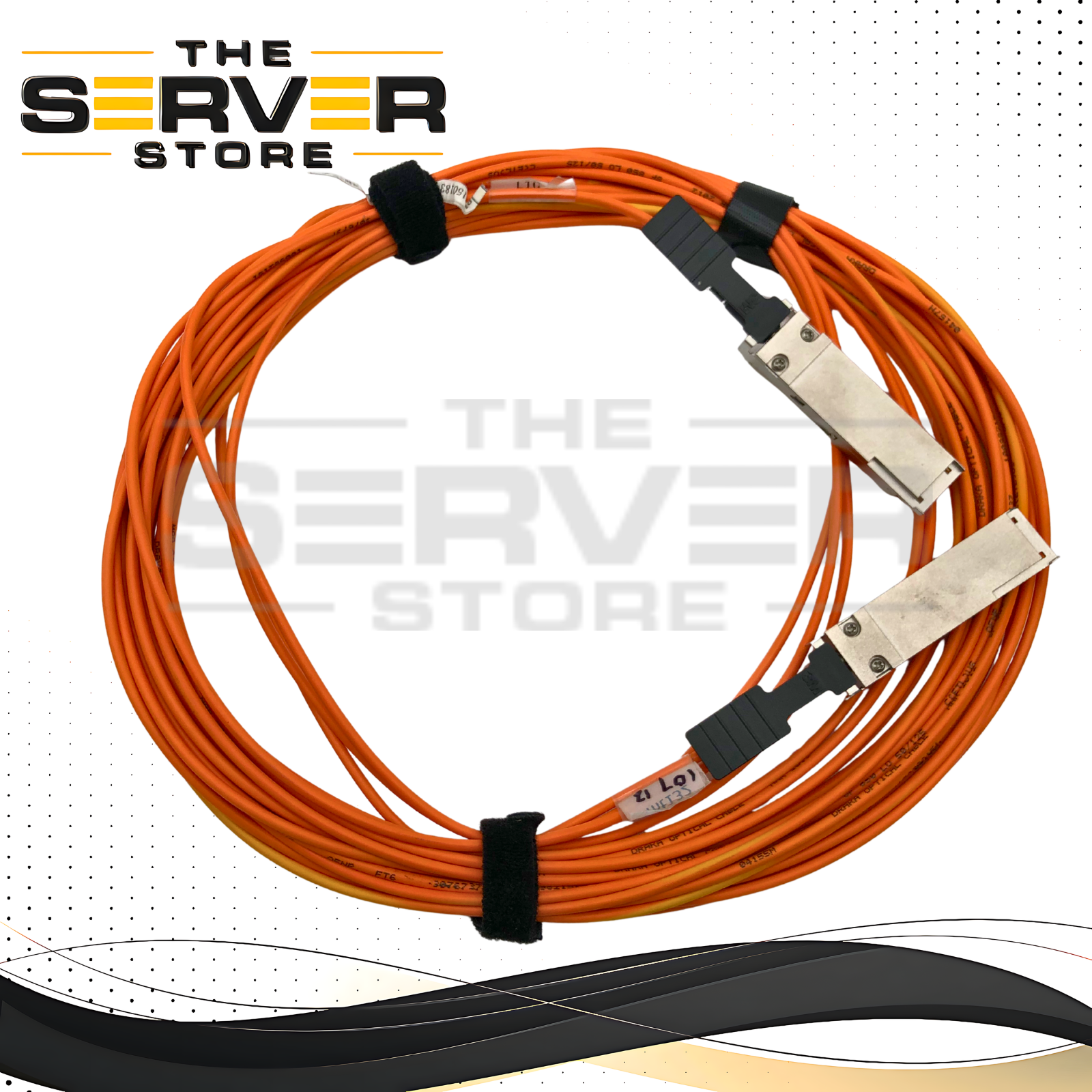 3M 40Gb/s QSFP+ to QSFP+ 850nm Active Optical Cable (AOC) for Multi-Mode Fiber. P/N: AOC-QSFP-40G-15M