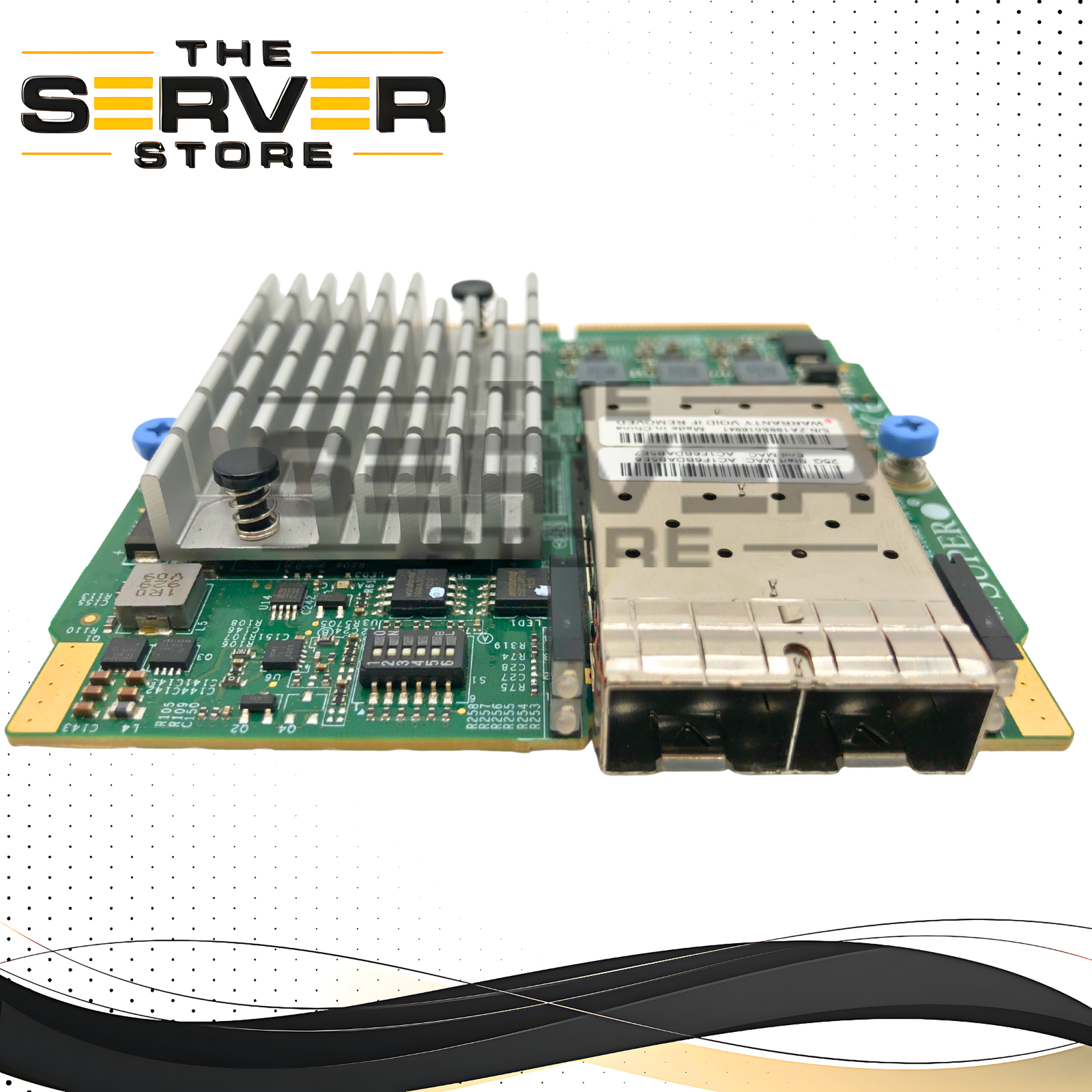 Supermicro Dual-Port 25GbE SFP28 SIOM Network Adapter based on Intel XXV710 Controller. P/N: AOC-M25G-i2SM-GT009.