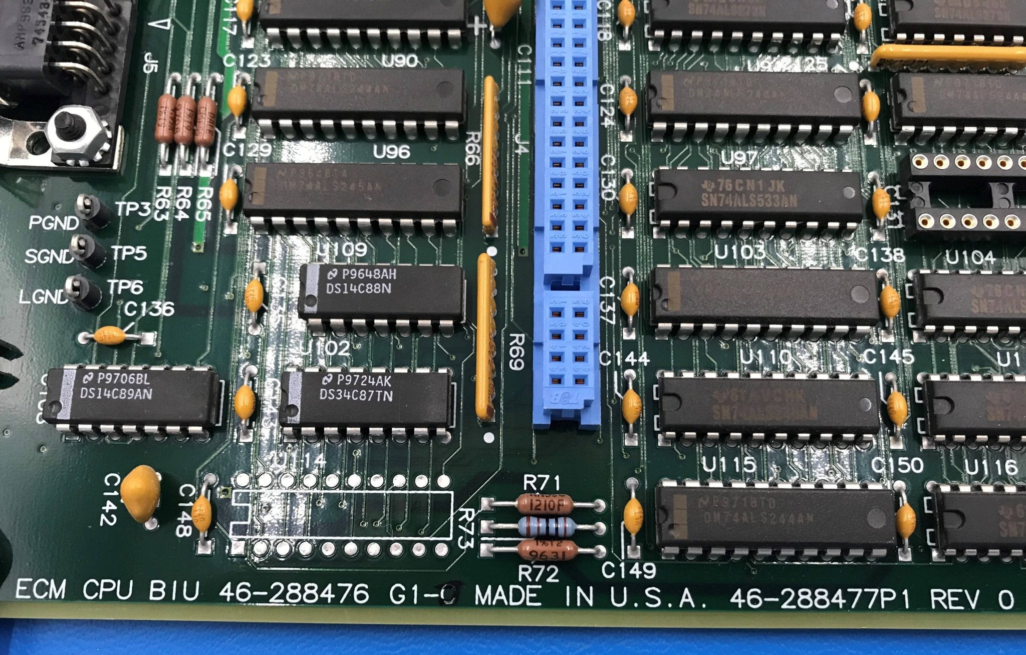 ECM CPU BIU Board (46-288476G1-J) GE Advantx