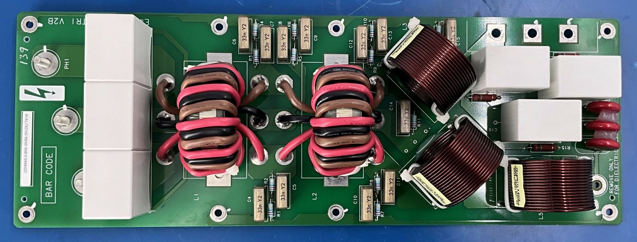 EMC Filter TRI-V2B BOARD (2209840-2-006) GE