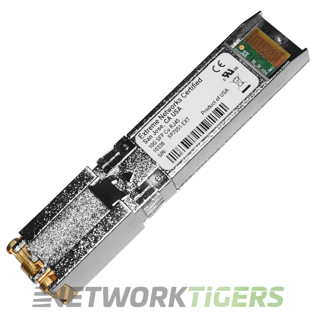 Extreme 10338 10GB BASE-T RJ45 Cat6a3 SFP+ Transceiver