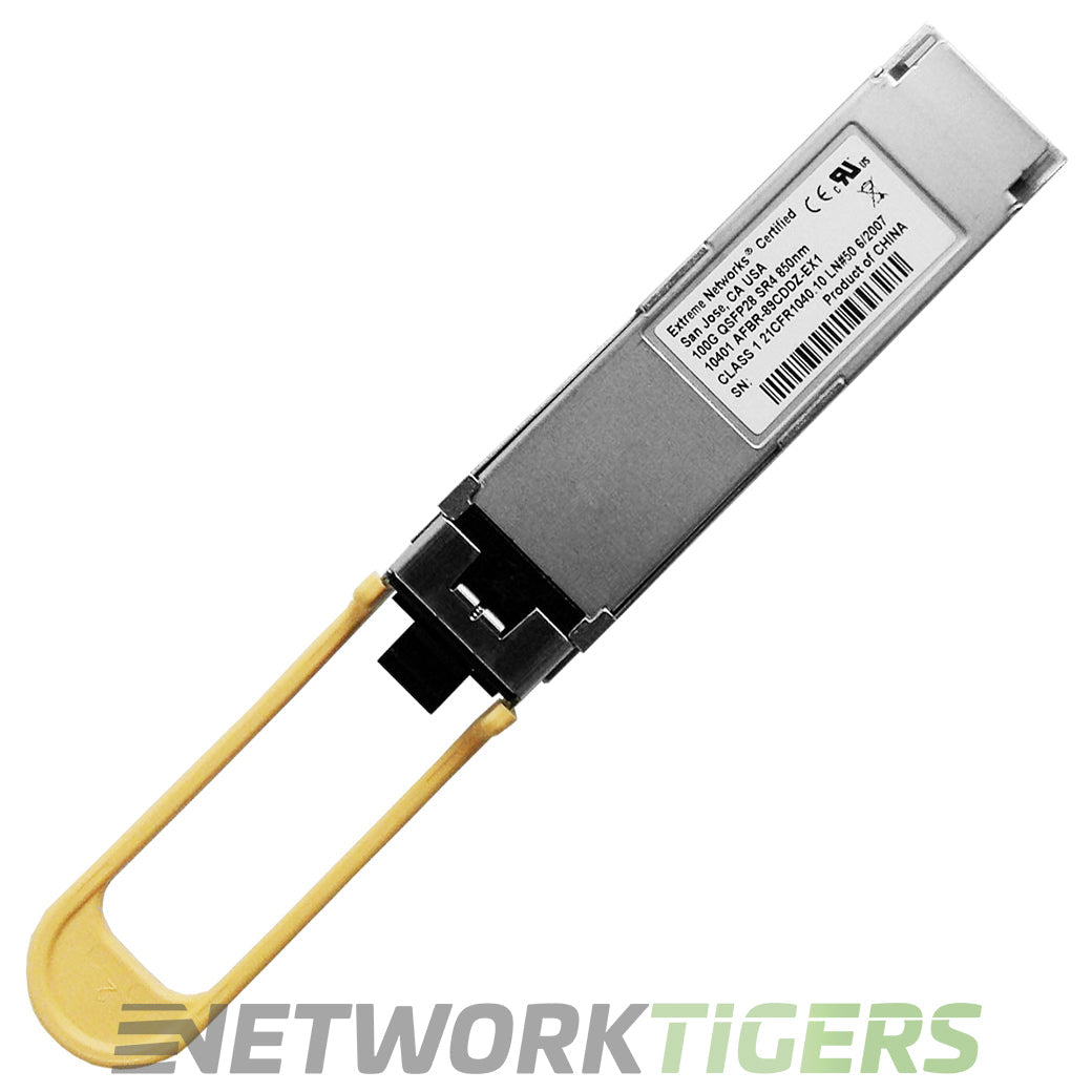 NEW Extreme 10401 100GB BASE-SR4 850nm MMF MPO QSFP28 Transceiver