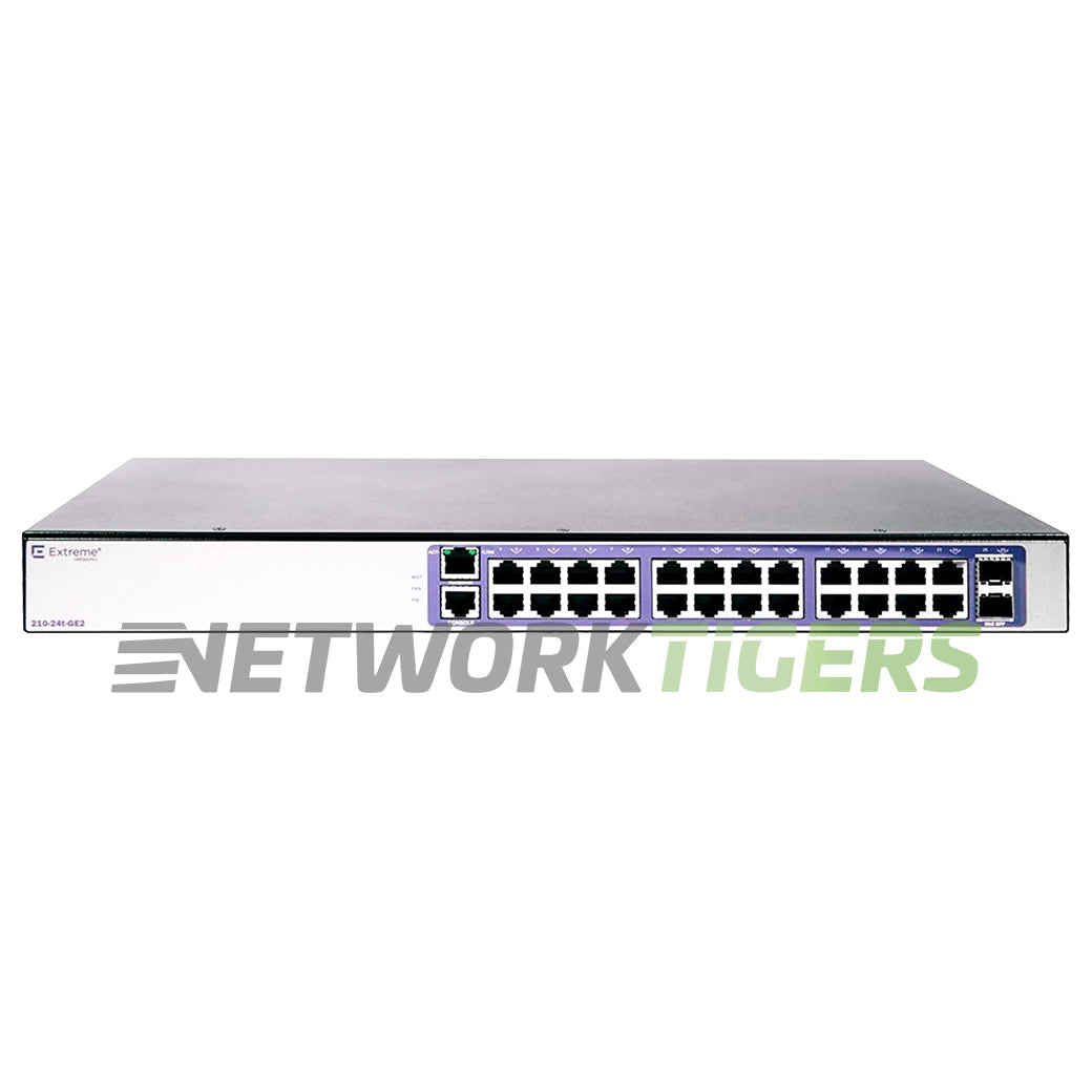 Extreme 16569 210-24p-GE2 24x 1GB PoE+ RJ45 2x 1GB SFP Switch