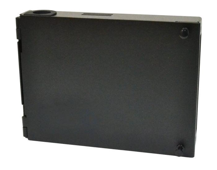 Compact Wall Mount Enclosure, Holds 1 Adapter Plate - Black