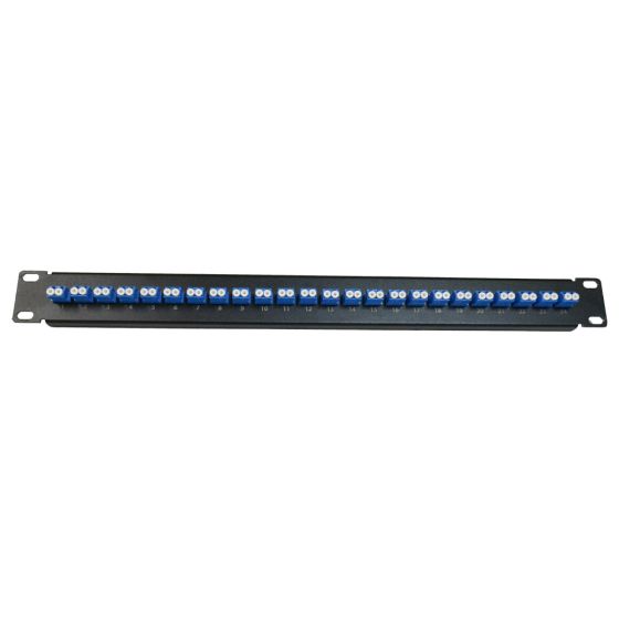 Flush Mount Panel 1RU LC/UPC, 48 ports
