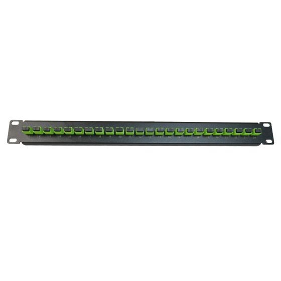 Flush Mount Panel 1RU SC/APC, 24 ports