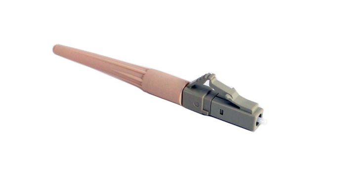 Splice-On Connector Cheetah LC PC Multimode 62.5um OM1 900um Beige 100 Pack