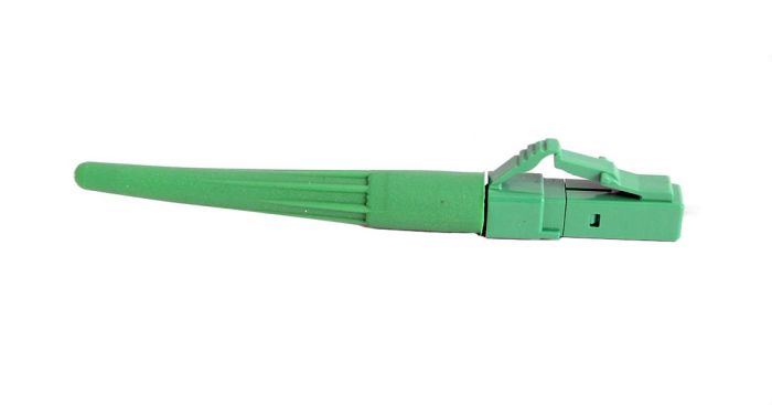 Splice-On Connector Cheetah LC APC Singlemode 900um Green 10 Pack