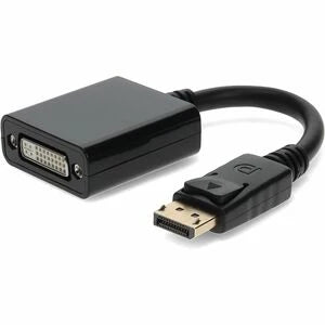 AddOn Lenovo® 45J7915 Compatible DisplayPort 1.2 Male to DVI-I (29 pin) Female Black Adapter Which Requires DP++ For Resolution Up to 2560x1600 (WQXGA)