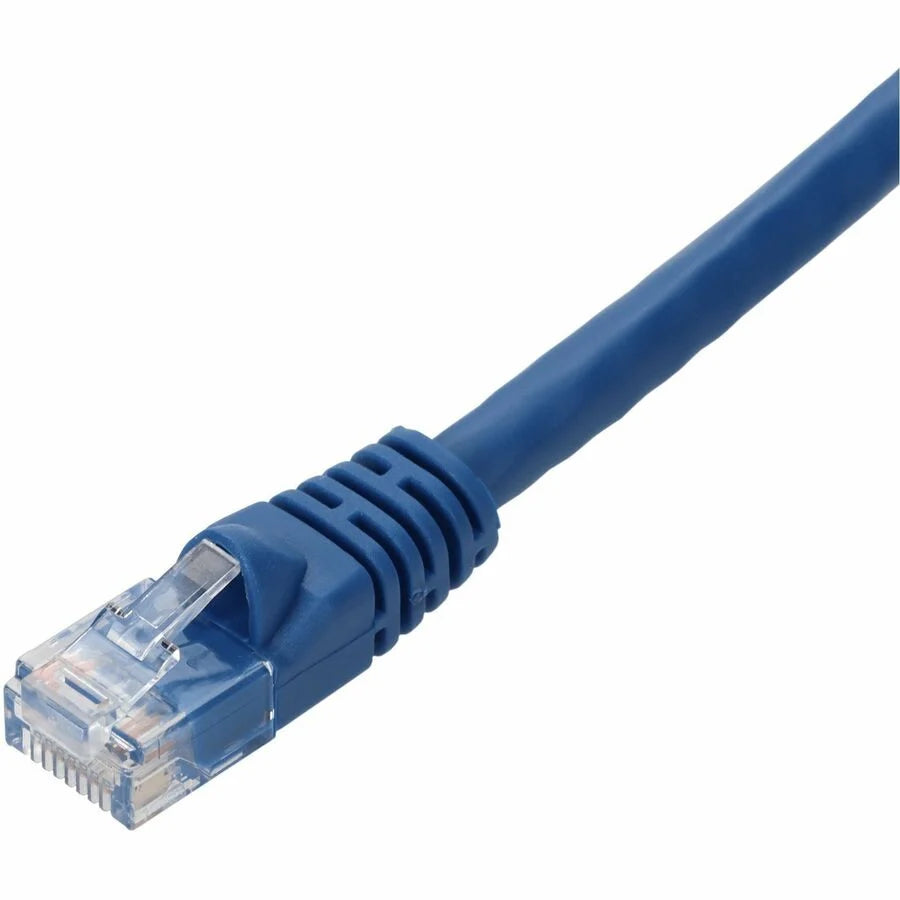 AddOn 1ft Blue CAT 6A PVC Ethernet Cable Snagless Bubble Boot RJ-45 M/M