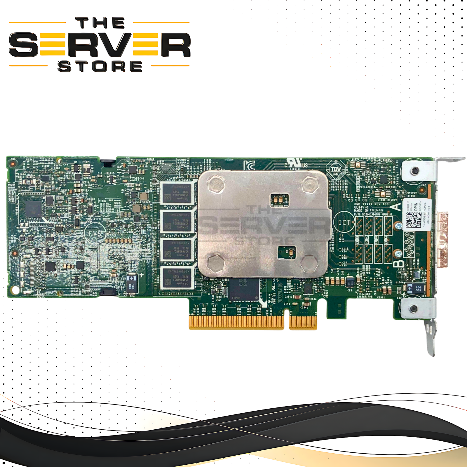 Dell PERC H840 12Gb/s SAS PCIe RAID Controller with Battery (Based on Avago 9400-8i). P/N: GD93V 0GD93V