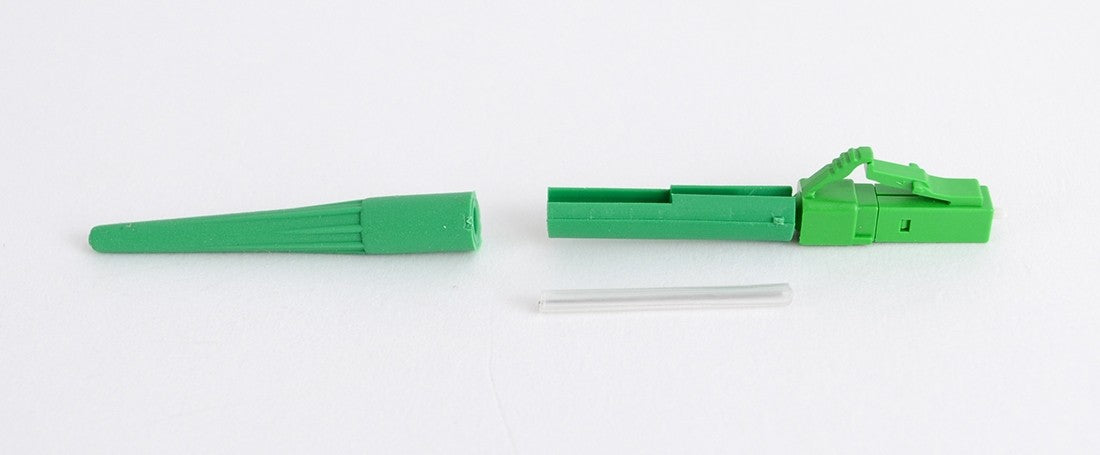 OFS FITEL LC/APC Single Mode Splice-On Connector, 900µm, Box of 6 Pieces