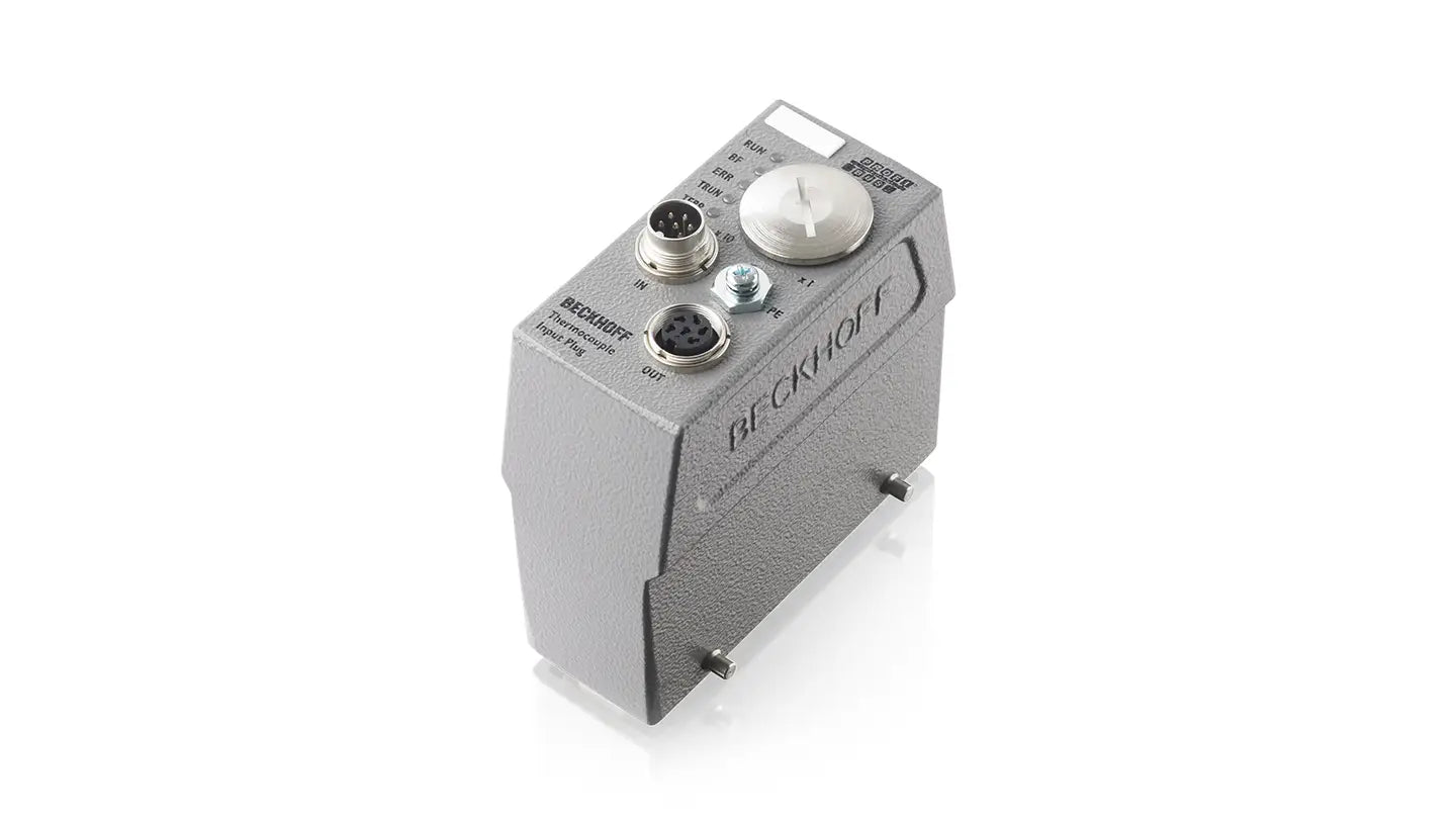 FM3312-B310-0010 | Beckhoff 12-Channel Thermocouple Input Fieldbus Module, PROFIBUS, Type J, HAN24B Connector