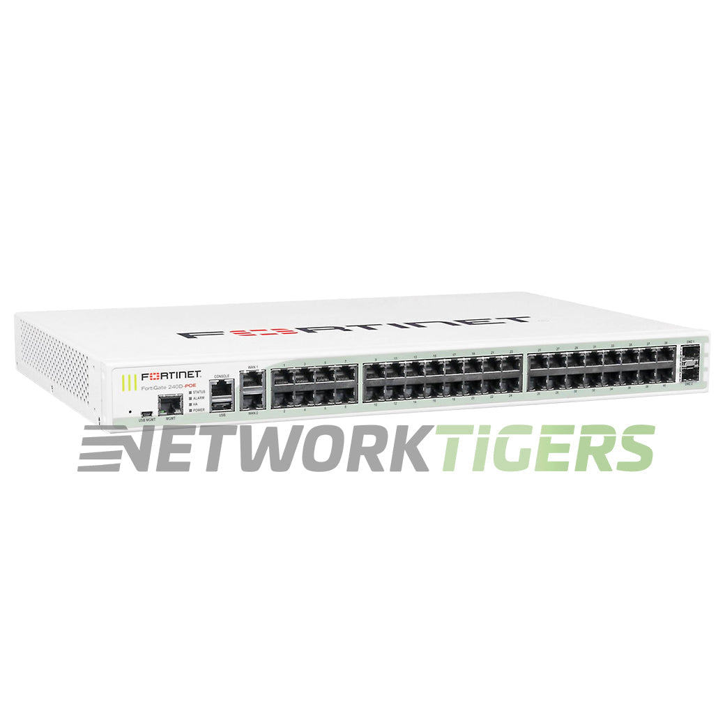 Fortinet FG-240D-POE 4 Gbps Local Management Only Firewall