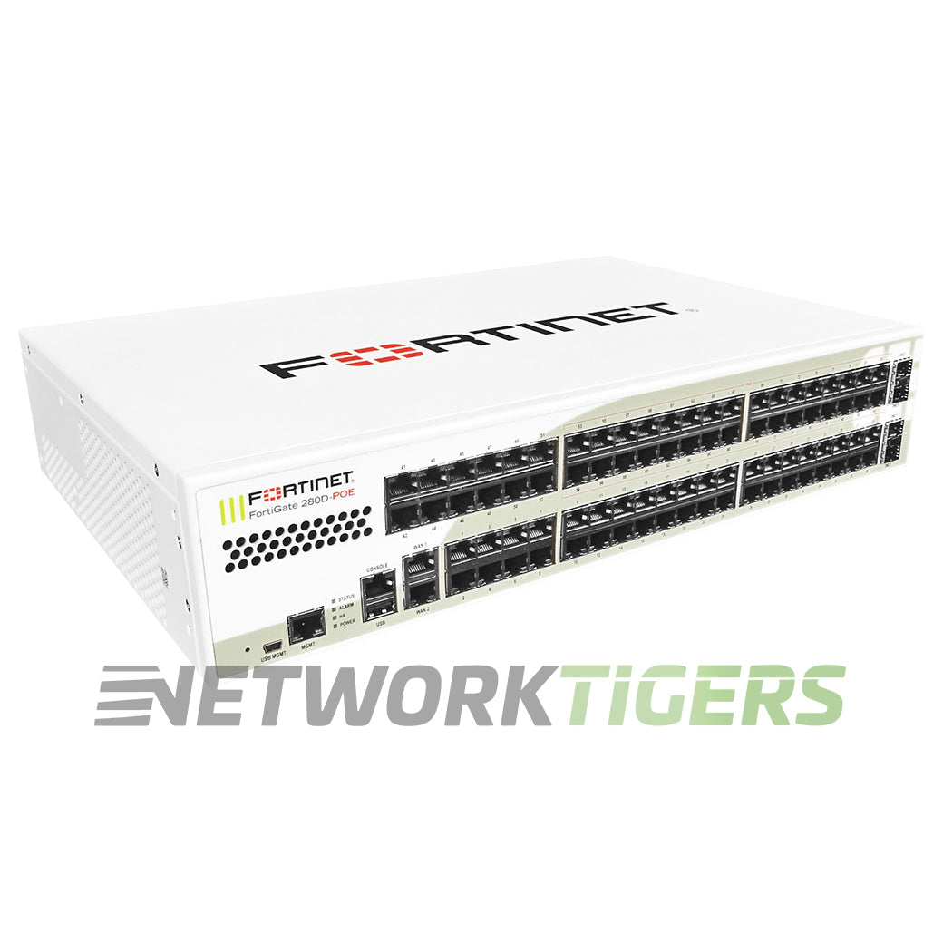 Fortinet FG-280D-POE FortiGate 4 Gbps Local Management Only Firewall