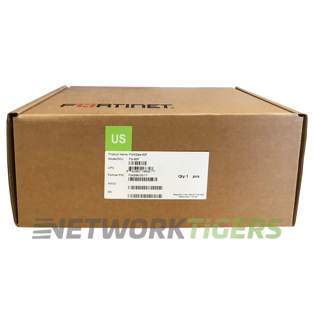 NEW Fortinet FG-60F FortiGate 60F Series 10Gbps 10x 1GB RJ45 Firewall