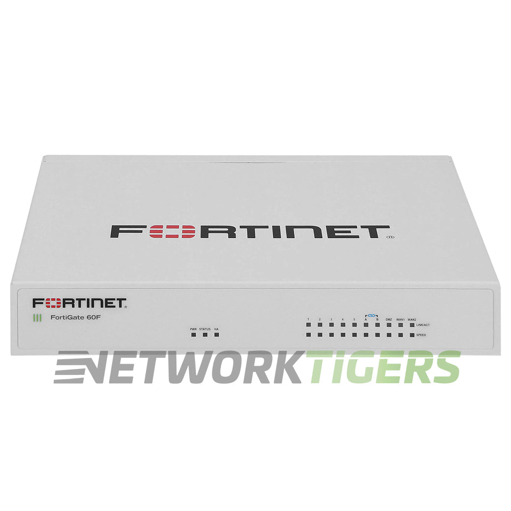 NEW Fortinet FG-60F FortiGate 60F Series 10Gbps 10x 1GB RJ45 Firewall