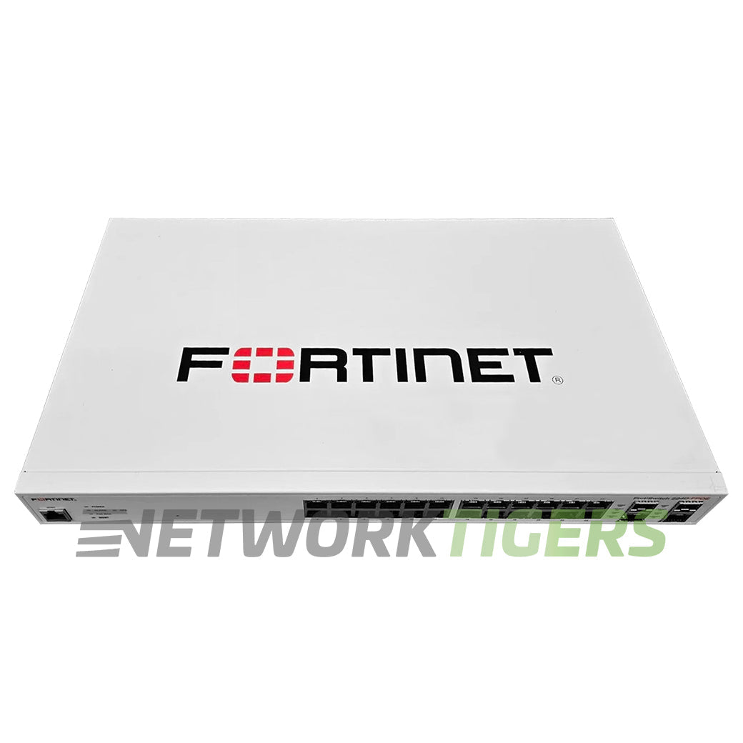 NEW Fortinet FS-224D-FPOE 24x 1GB PoE+ RJ45 4x SFP Registrable /Unclaimed Switch