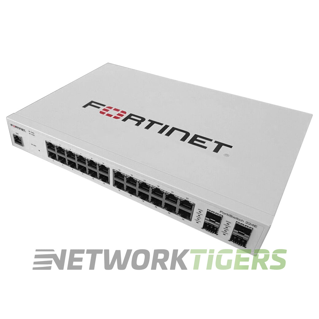 NEW Fortinet FS-224E 200 Series 24x 1GB RJ45 4x 1GB SFP Switch