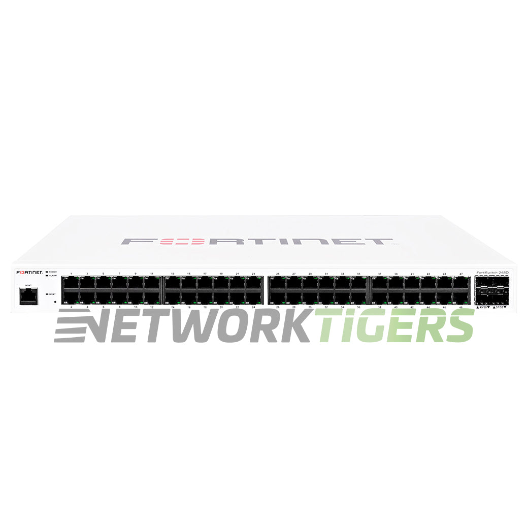 NEW Fortinet FS-248D 200 Series 48x1GB RJ45 Registrable/Unclaimed Switch