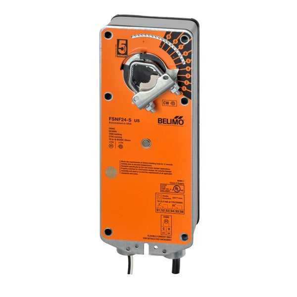 FSNF120-S US | Belimo Fire And Smoke Spring Return Actuator 70 In Lb 120V
