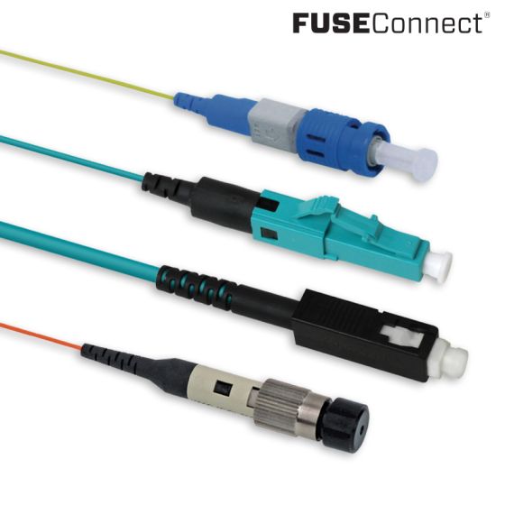 AFL FuseConnect LC Multimode 62.5μm 2mm Beige, Pack Of 6