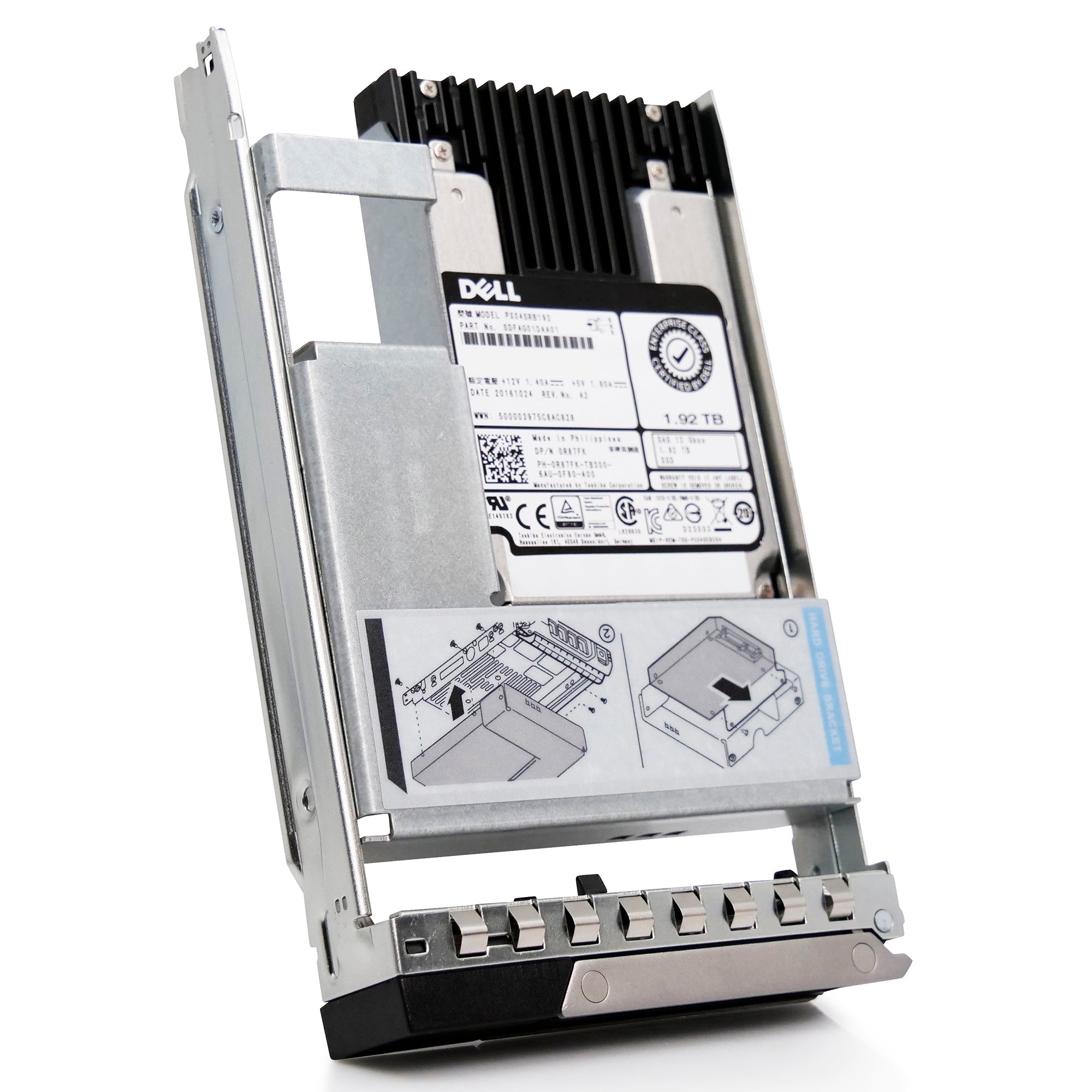 Dell G14 0R87FK 1.92TB 1 DWPD SAS-3 12Gb/s MLC Hybrid 3.5in Refurbished SSD