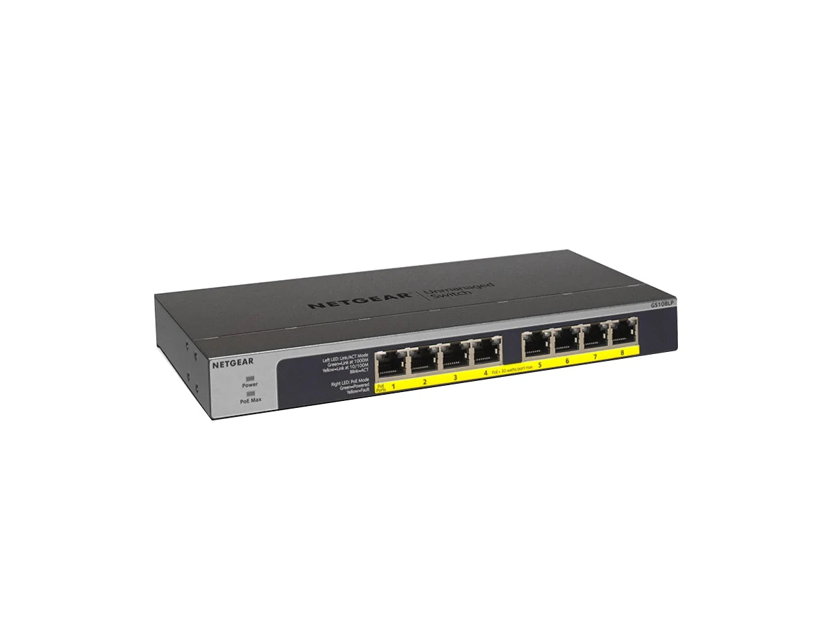 NETGEAR GS108LP 8-port Gigabit Ethernet switch