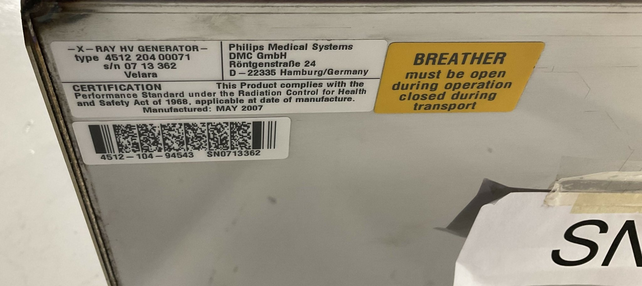 HIGH VOLTAGE TANK (451220400071/451210494544) PHILIPS