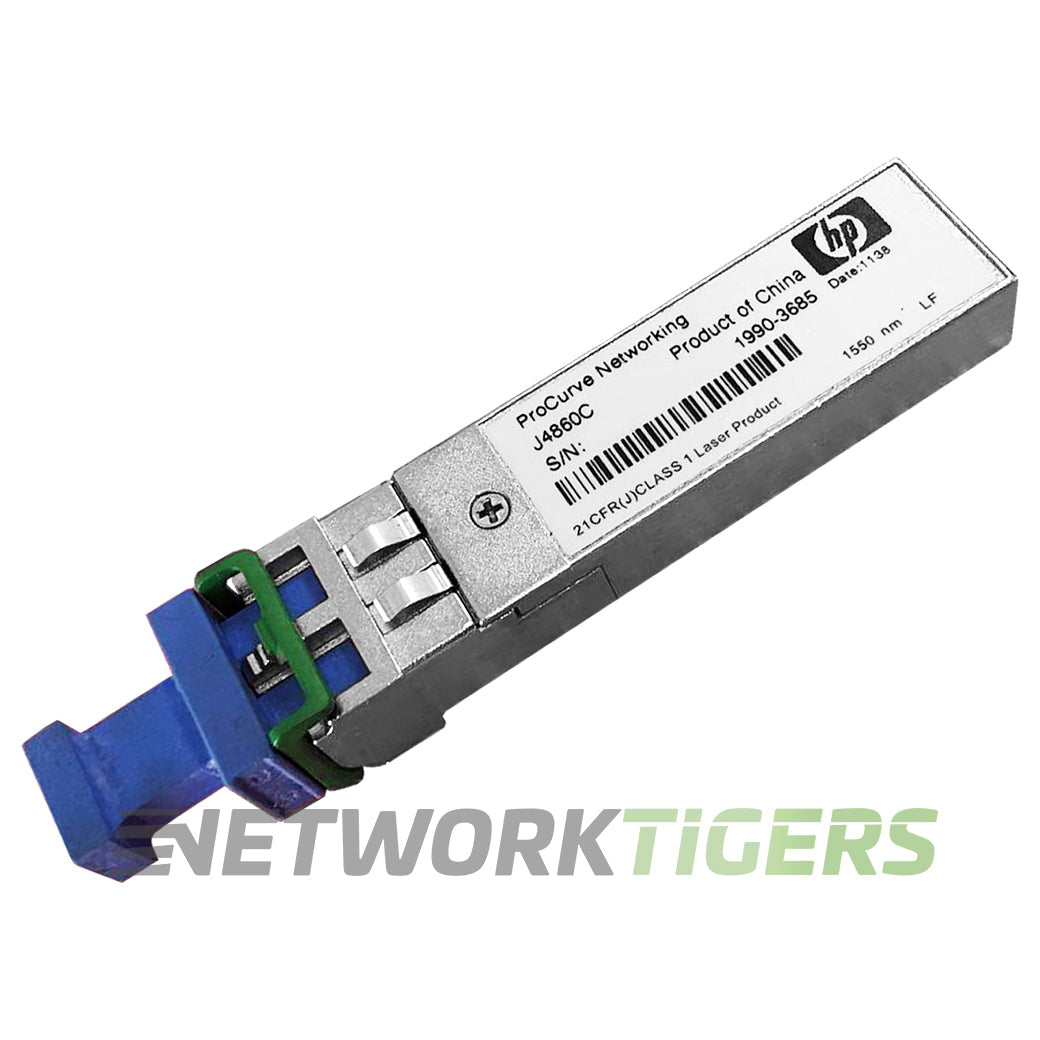 NEW HPE J4860C X121 1GB BASE-LH 1550nm SMF SFP Transceiver