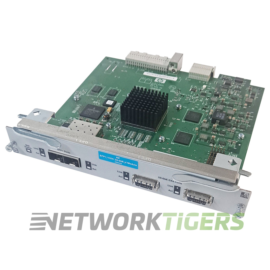 HPE J9312A 6200yl Series 2x 10GB SFP+ 2x 10GB CX4 Switch Module