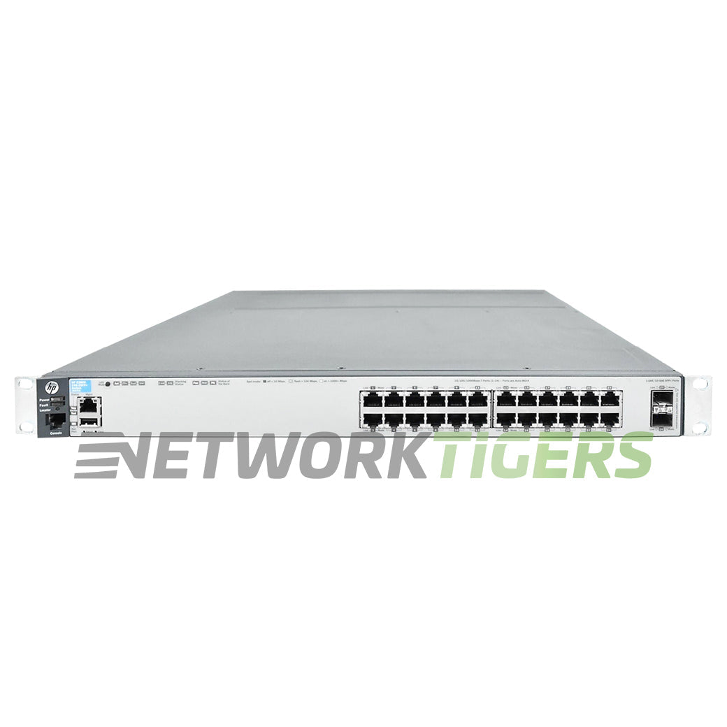 NEW HPE J9575A 3800 Series 3800-24G-2SFP+ 24x 1GB RJ45 2x 10GB SFP+ Switch