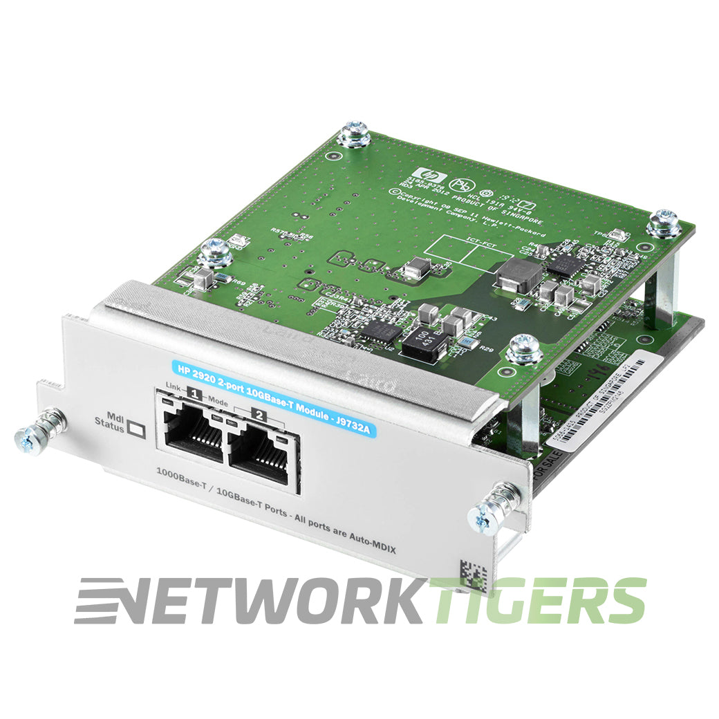 NEW HPE Aruba J9732A 2920 Series 2x 10GB Copper Switch Module