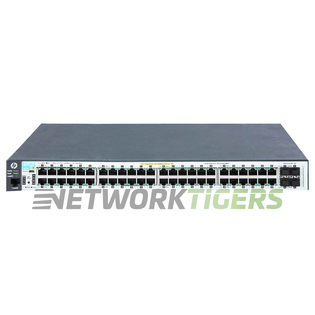 NEW HPE Aruba J9772A 2530-48G-PoE+ 48x 1GB PoE+ RJ45 4x 1GB SFP Switch