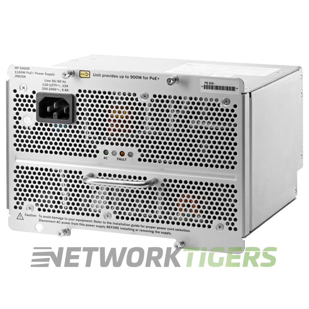NEW HPE Aruba J9829A 5400R zl2 Series 1100W PoE+ Switch Power Supply