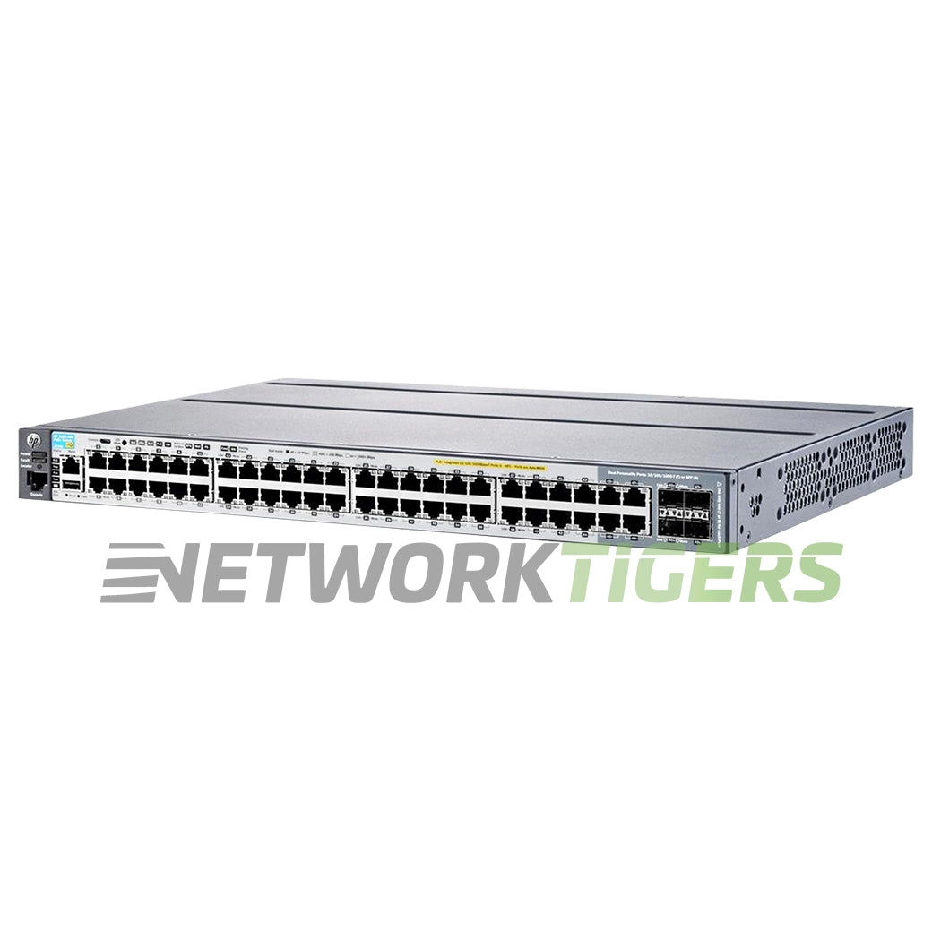HPE Aruba J9836A 2920-48G-POE+ 44x 1GB PoE+ RJ45 4x Combo 2x Mod Slot Switch