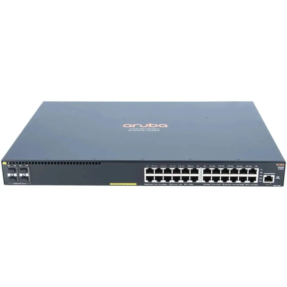 HPE Aruba 2930F 24G PoE+ 4SFP+ Managed L3 Switch JL255A 370W PoE - New