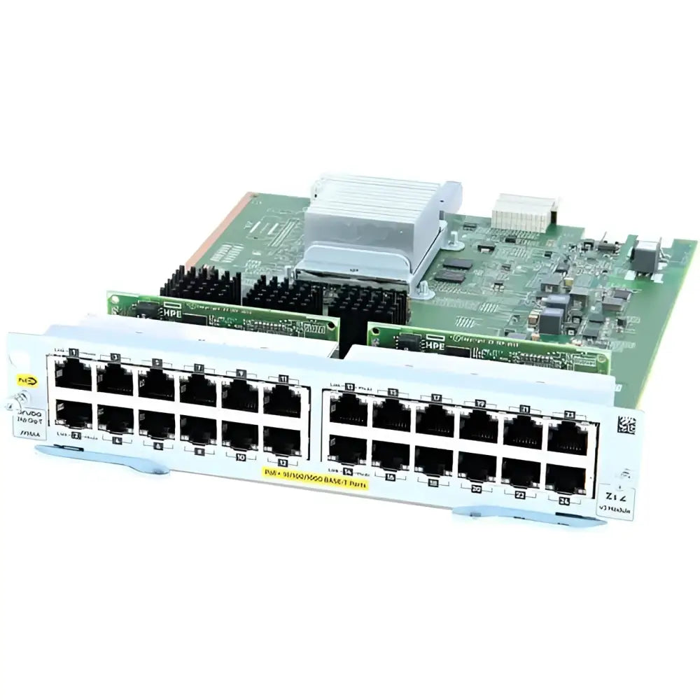 HPE Aruba J9986A 24-Port 10/100/1000BASE-T PoE+ MACsec v3 zl2 Expansion Module - New